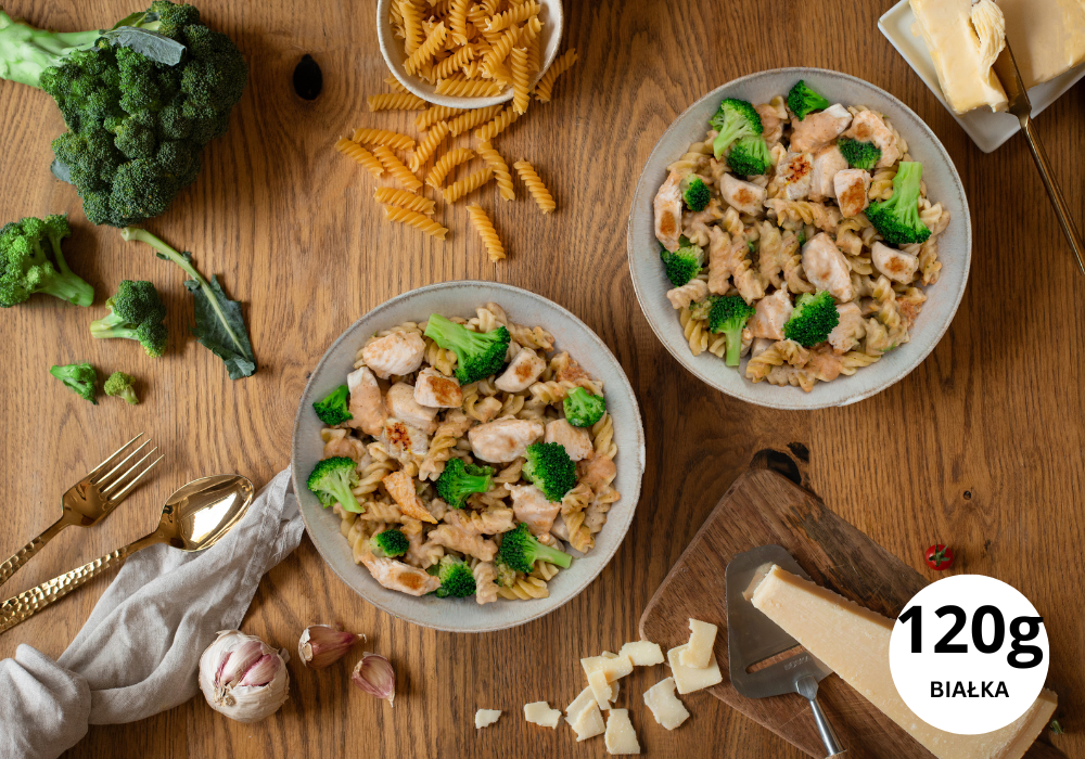 Makaron proteinowy All'Alfredo (XL, 2 porcje)